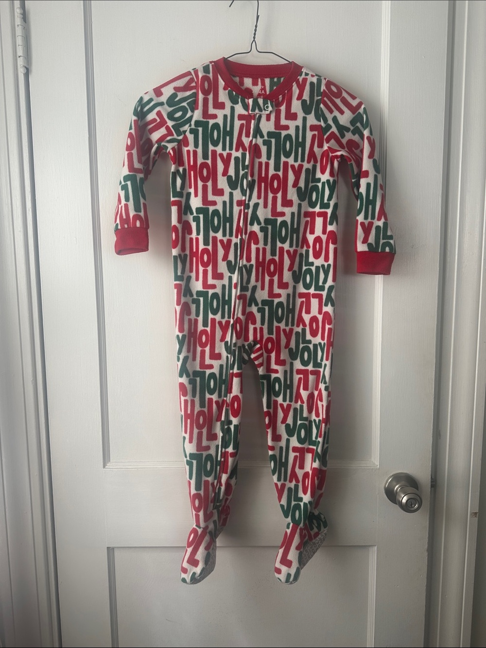 Carters fleece Holiday Pajamas